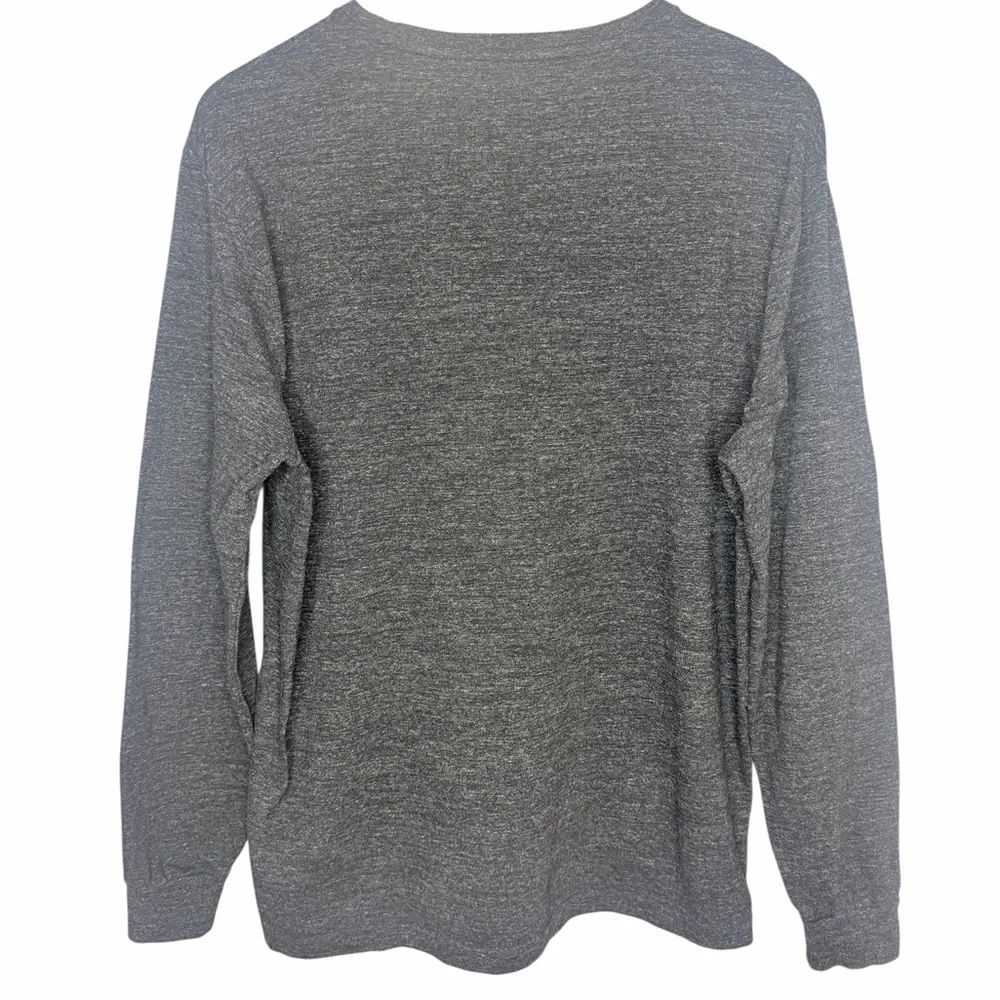 Polo by Ralph Lauren Charcoal Crewneck Long-Sleeve Shirt with Red Pony